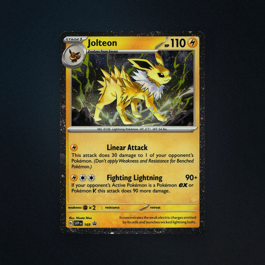 Pokemon TCG Jolteon SVP169 Scarlet & Violet Promos Lightly Played front
