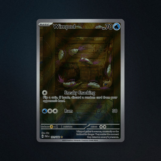 Pokemon TCG Wimpod 191/182 Paradox Rift Near Mint front