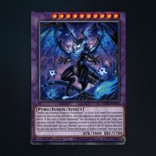 Veidos the Dragon of Endless Darkness 1st Edition Yu-Gi-Oh TCG 8540986 Near Mint front