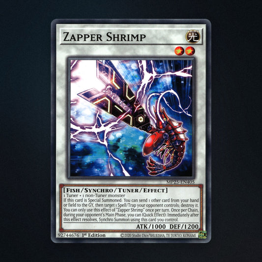 Zapper Shrimp 1st Edition Yu-Gi-Oh TCG 92744676 Near Mint front
