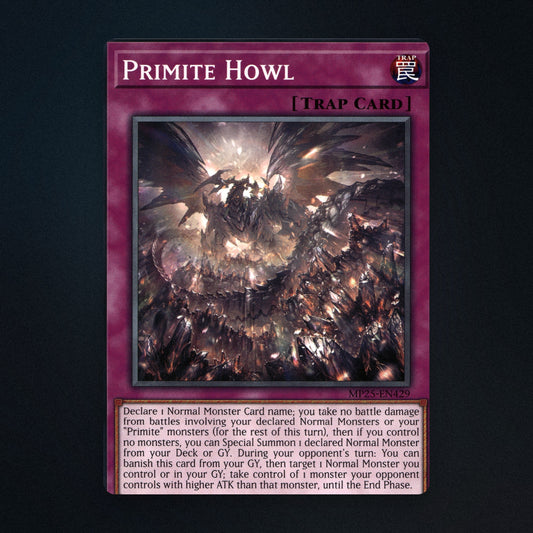 Primite Howl 1st Edition Yu-Gi-Oh TCG 41488249 Near Mint front