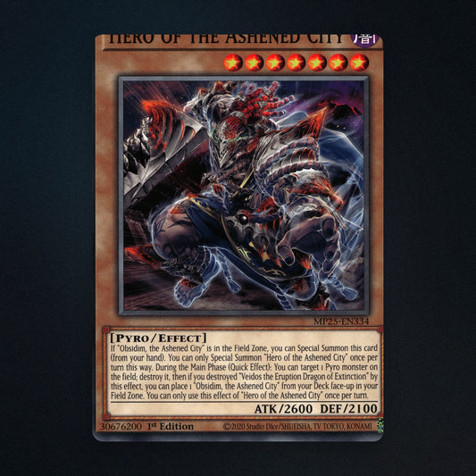 Hero of the Ashened City 1st Edition Yu-Gi-Oh TCG 30676200 Near Mint front