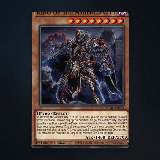 King of the Ashened City 1st Edition Yu-Gi-Oh TCG 4271596 Near Mint front