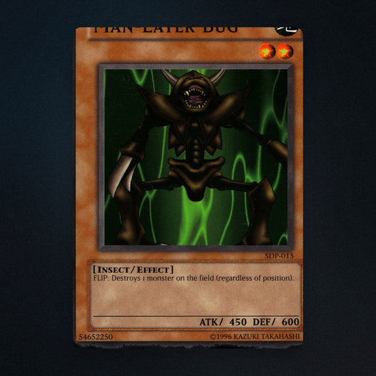 Man-Eater Bug Yu-Gi-Oh TCG MAN-EATER BUG 54652250 Near Mint front