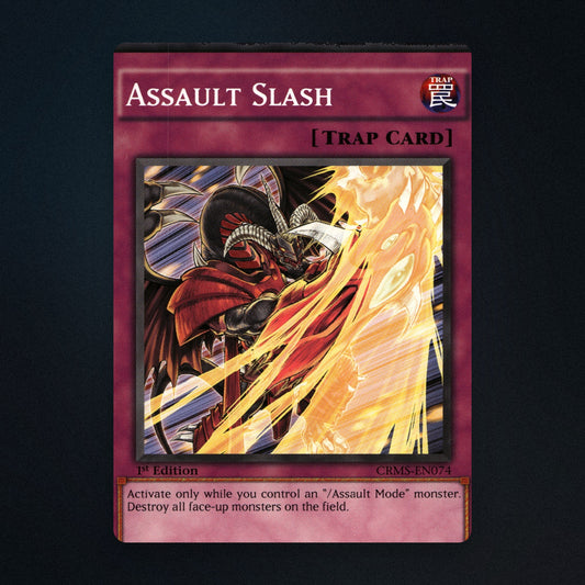 Assault Slash Yu-Gi-Oh TCG Assault Slash 1st Edition 40012727 Lightly Played front