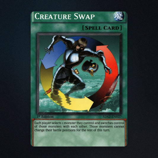 Creature Swap Yu-Gi-Oh TCG Creature Swap 1st Edition 31036355 Moderately Played front