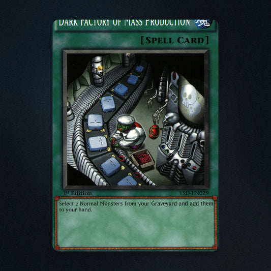 Dark Factory of Mass Production Yu-Gi-Oh TCG Dark Factory of Mass Production front