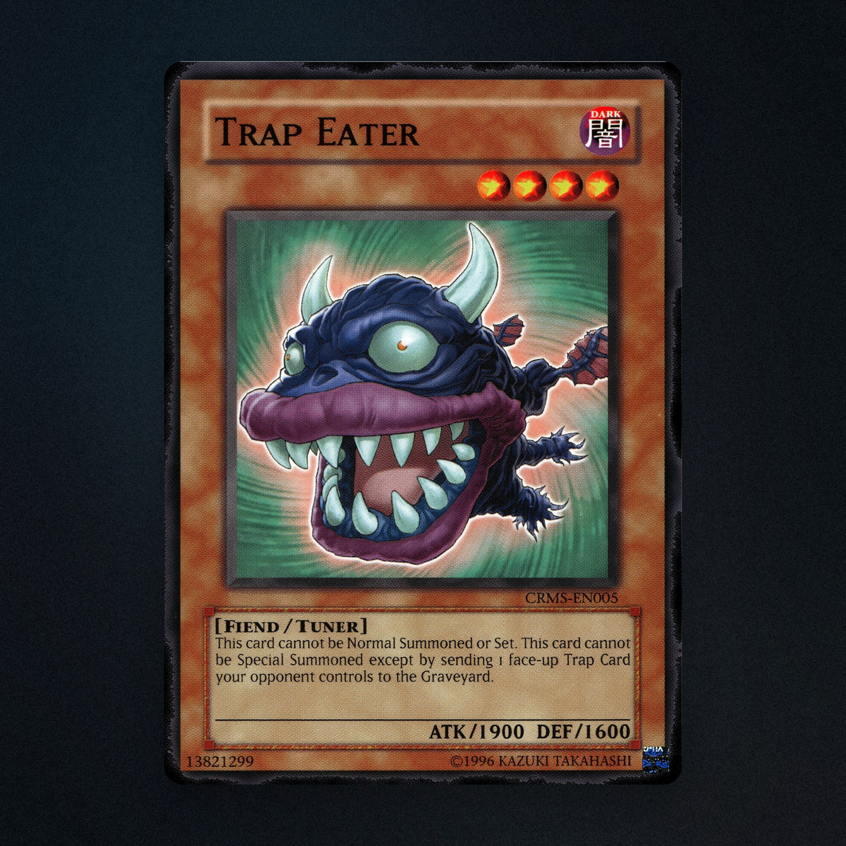 Trap Eater Yu-Gi-Oh TCG TRAP EATER 13821299 Near Mint front