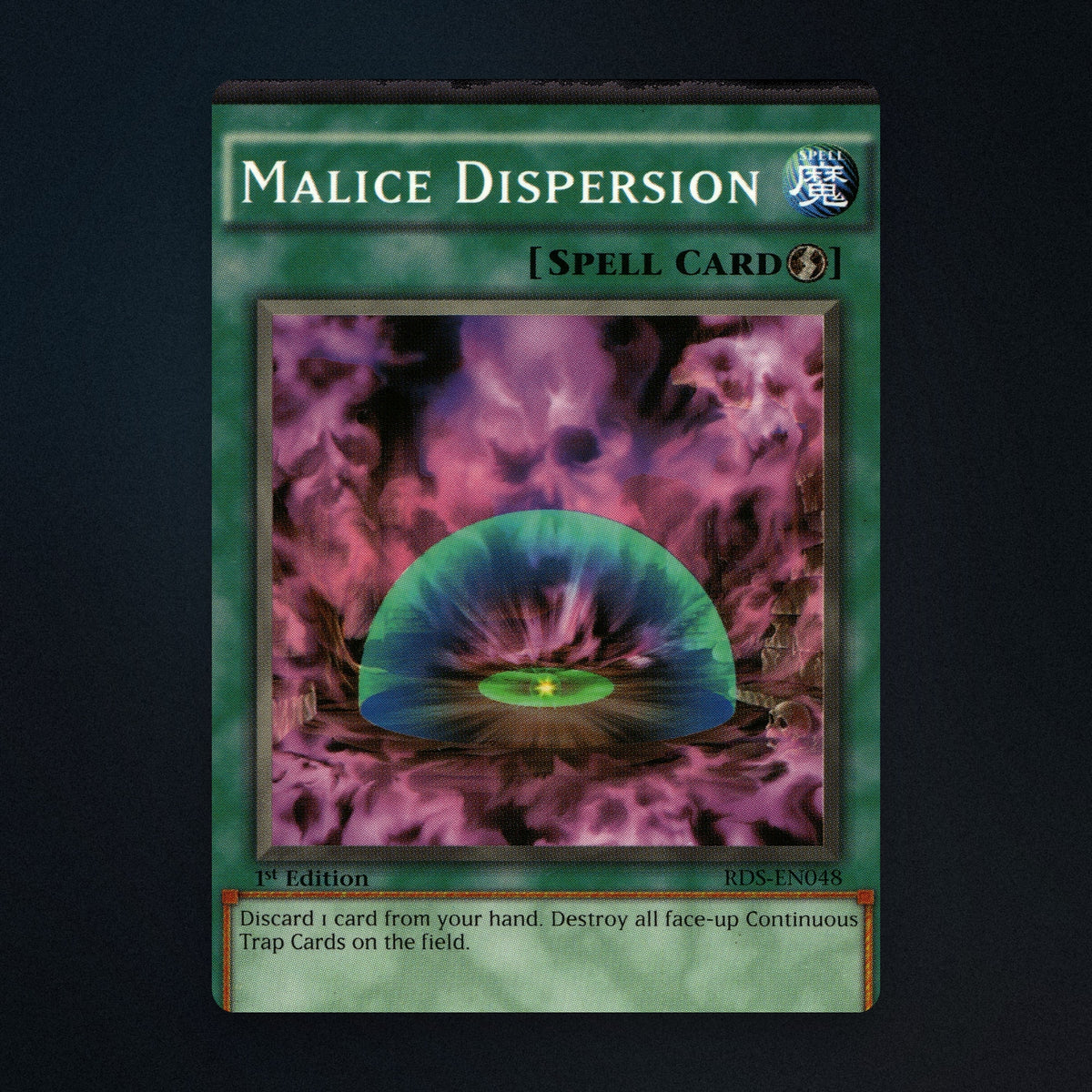 Malice Dispersion Yu-Gi-Oh TCG Malice Dispersion 1st Edition 13626450 front