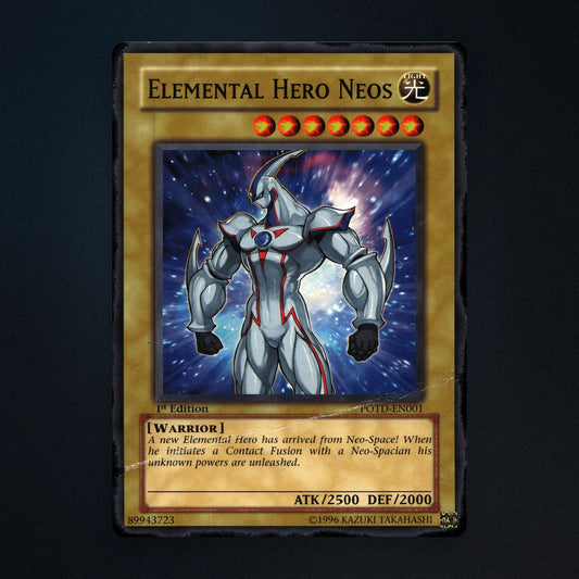 Elemental HERO Neos Yu-Gi-Oh TCG Elemental HERO Neos 1st Edition 89943723 front