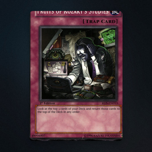Enervating Mist Yu-Gi-Oh TCG Enervating Mist 26022485 Heavily Played front