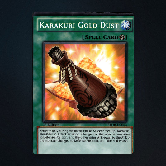 Karakuri Gold Dust Yu-Gi-Oh TCG Karakuri Gold Dust 1st Edition 16708652 Lightly front