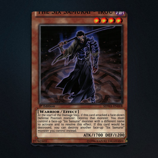 The Six Samurai - Irou Yu-Gi-Oh TCG The Six Samurai - Irou 1st Edition 27782503 front