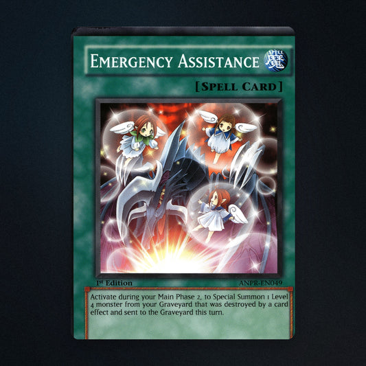 Emergency Assistance Yu-Gi-Oh TCG Emergency Assistance 1st Edition 24019261 front