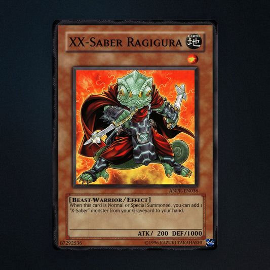XX-Saber Ragigura Yu-Gi-Oh TCG XX-SABER RAGIGURA 87292536 Near Mint front