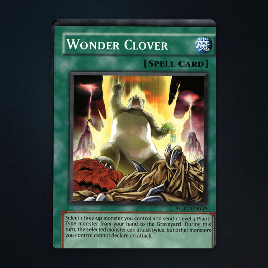 Wonder Clover Yu-Gi-Oh TCG WONDER CLOVER 38568567 Near Mint front