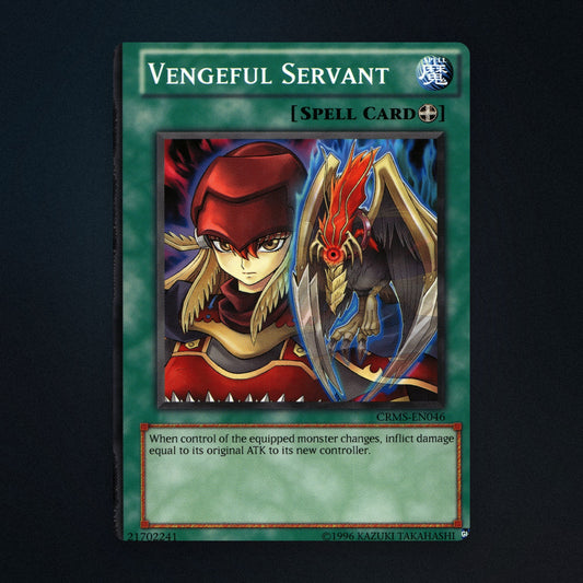 Vengeful Servant Yu-Gi-Oh TCG VENGEFUL SERVANT 21702241 Near Mint front