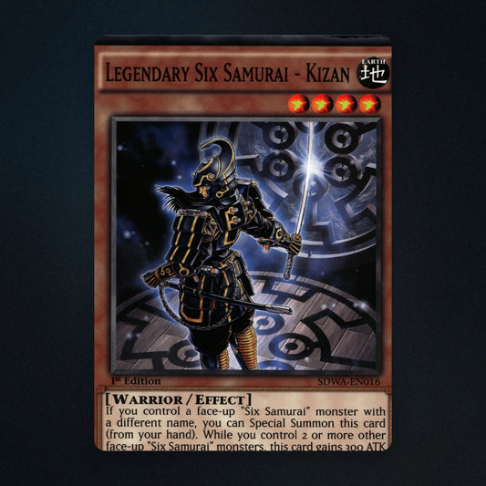 Legendary Six Samurai - Kizan Yu-Gi-Oh TCG Legendary Six Samurai - Kizan 1st front