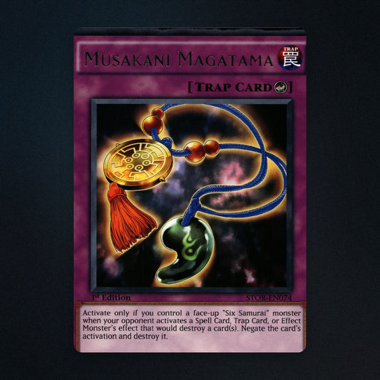 Musakani Magatama Yu-Gi-Oh TCG Musakani Magatama 1st Edition 41458579 Lightly front