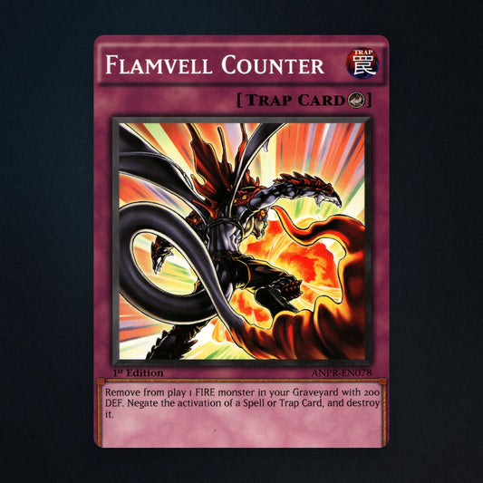 Flamvell Counter Yu-Gi-Oh TCG Flamvell Counter 1st Edition 60718396 Lightly front