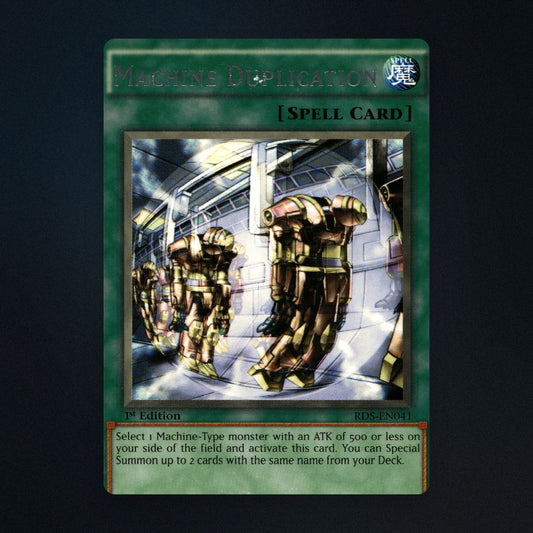 Machine Duplication Yu-Gi-Oh TCG Machine Duplication 1st Edition 63995093 front