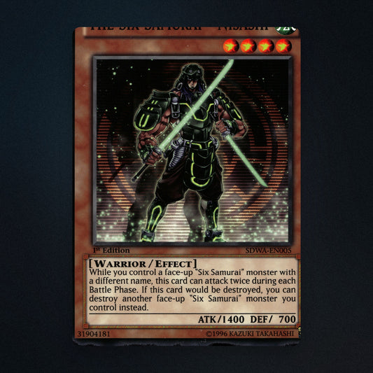 The Six Samurai - Nisashi Yu-Gi-Oh TCG The Six Samurai - Nisashi 1st Edition front