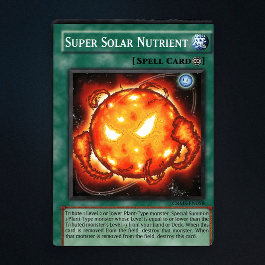 Super Solar Nutrient Yu-Gi-Oh TCG SUPER SOLAR NUTRIENT 28529976 Near Mint front