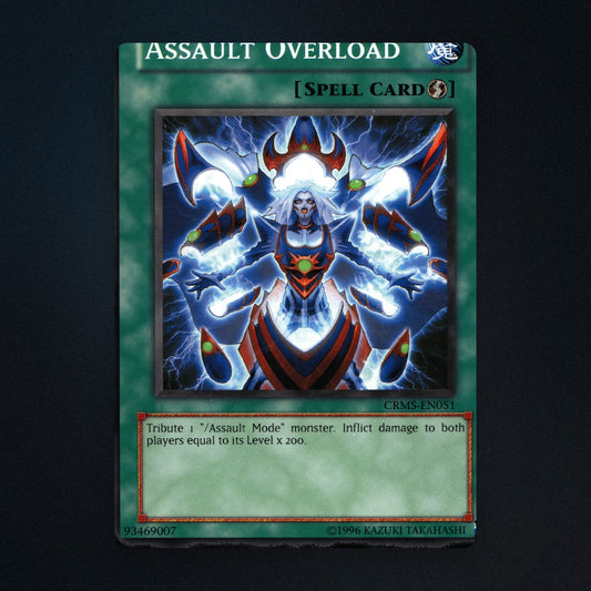 Assault Overload Yu-Gi-Oh TCG ASSAULT OVERLOAD 93469007 Near Mint front