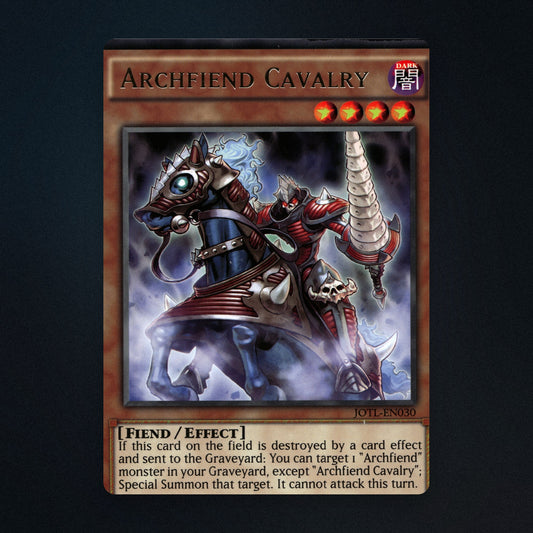 Archfiend Cavalry Yu-Gi-Oh TCG ARCHFIEND CAVALRY 92039899 Near Mint front