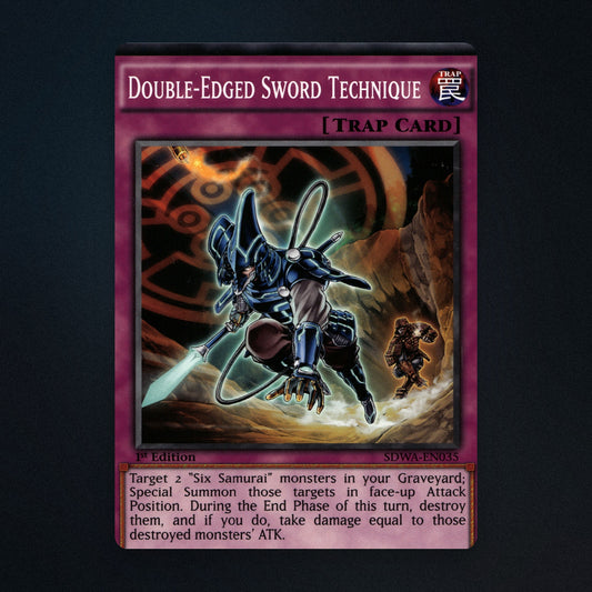 Double-Edged Sword Technique Yu-Gi-Oh TCG Double-Edged Sword Technique 1st front