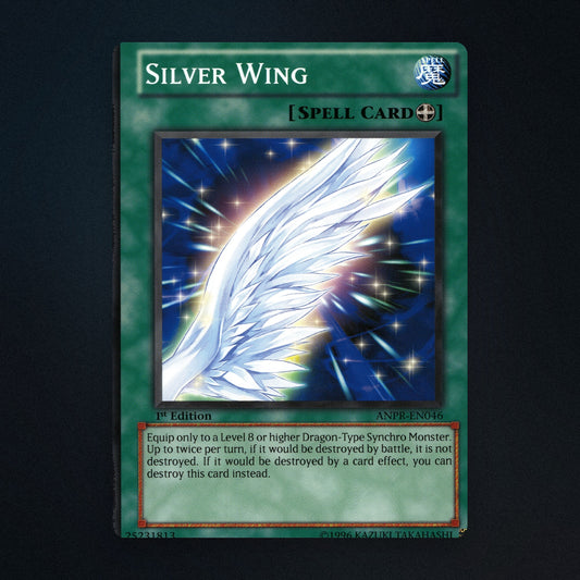 Silver Wing Yu-Gi-Oh TCG Silver Wing 1st Edition 25231813 Moderately Played front
