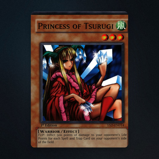 Princess of Tsurugi Yu-Gi-Oh TCG Princess of Tsurugi 1st Edition 51371017 front