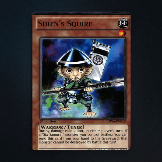 Shien's Squire Yu-Gi-Oh TCG Shien's Squire 1st Edition 33883834 Lightly Played front