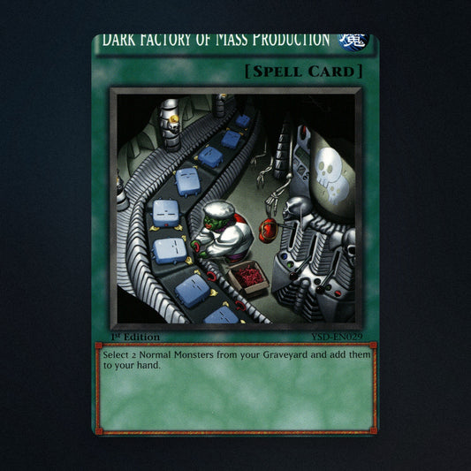 Dark Factory of Mass Production Yu-Gi-Oh TCG Dark Factory of Mass Production front
