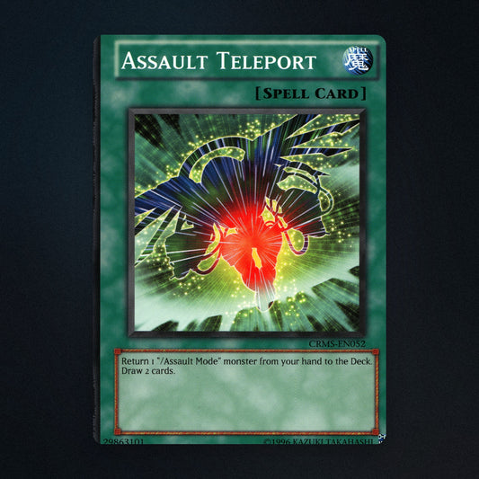 Assault Teleport Yu-Gi-Oh TCG ASSAULT TELEPORT 29863101 Near Mint front
