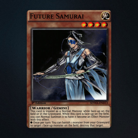 Future Samurai Yu-Gi-Oh TCG Future Samurai 1st Edition 90642597 Lightly Played front
