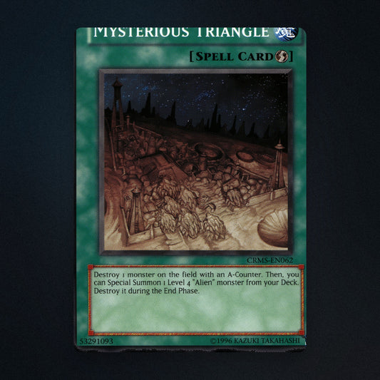 Mysterious Triangle Yu-Gi-Oh TCG MYSTERIOUS TRIANGLE 53291093 Near Mint front
