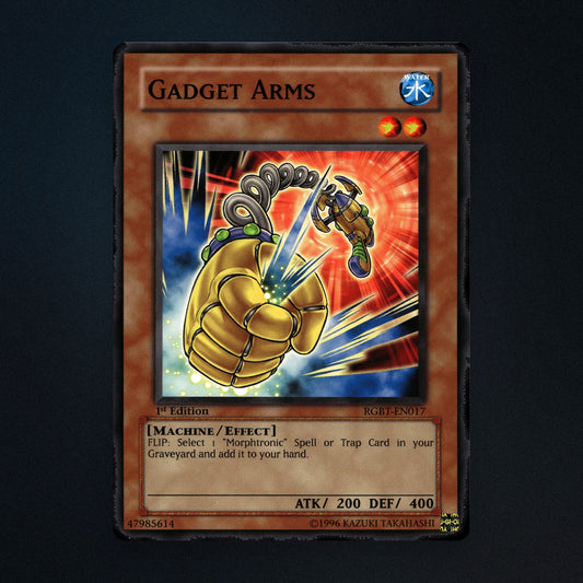 Gadget Arms Yu-Gi-Oh TCG Gadget Arms 1st Edition 47985614 Moderately Played front
