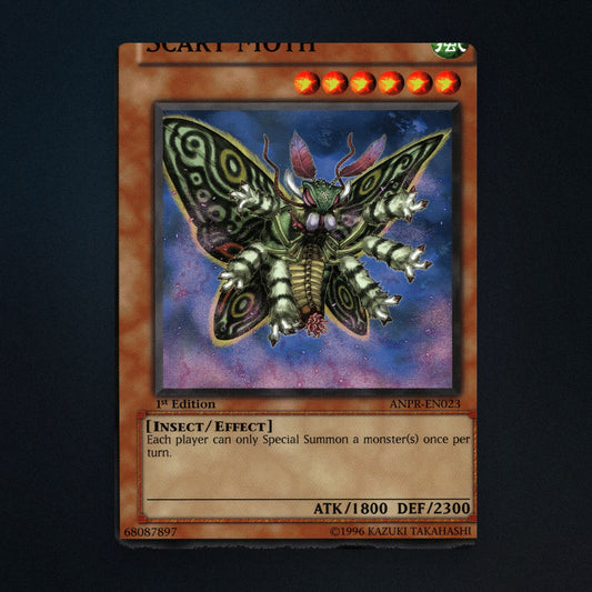 Scary Moth Yu-Gi-Oh TCG Scary Moth 1st Edition 68087897 Lightly Played front