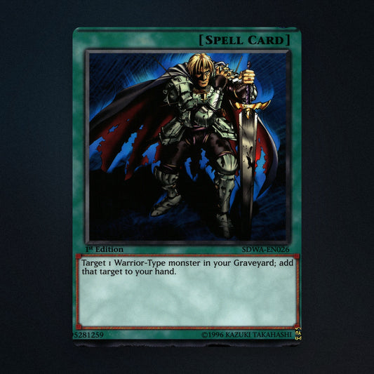 The Warrior Returning Alive Yu-Gi-Oh TCG The Warrior Returning Alive 1st front