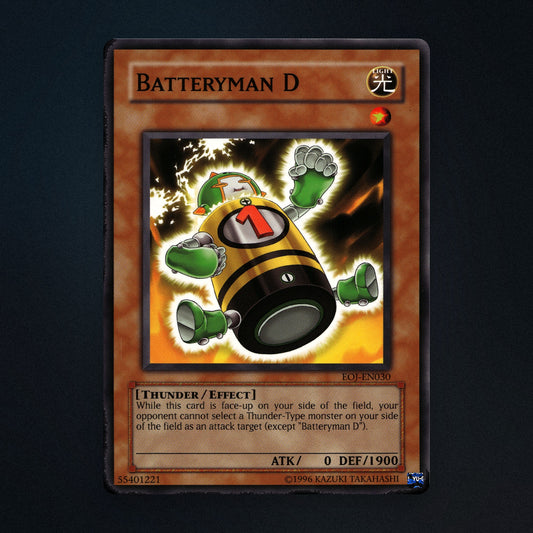 Batteryman D Yu-Gi-Oh TCG BATTERYMAN D 55401221 Near Mint front