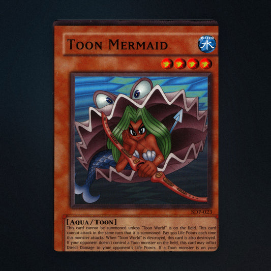 Toon Mermaid Yu-Gi-Oh TCG TOON MERMAID 65458948 Near Mint front