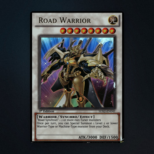 Road Warrior Yu-Gi-Oh TCG Road Warrior 1st Edition 2322421 Moderately Played front