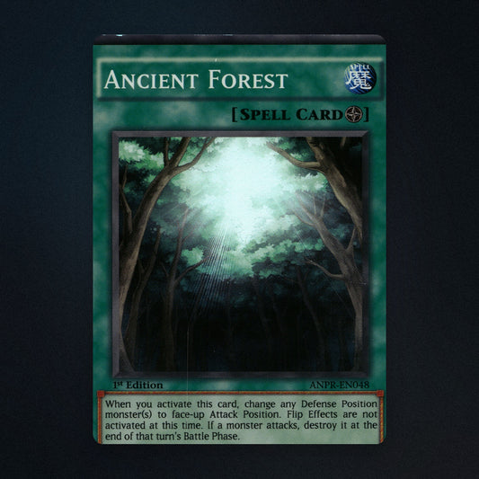 Ancient Forest Yu-Gi-Oh TCG Ancient Forest 1st Edition 87624166 Moderately front