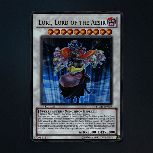Loki, Lord of the Aesir Yu-Gi-Oh TCG Loki, Lord of the Aesir 1st Edition front
