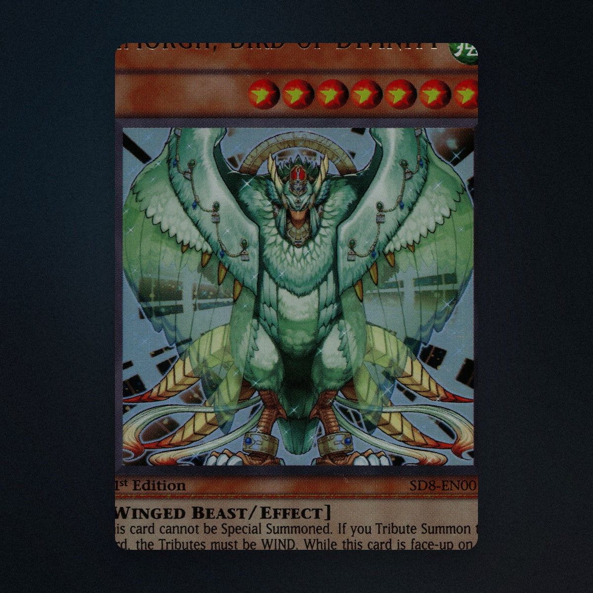 Simorgh, Bird of Divinity Yu-Gi-Oh TCG Simorgh, Bird of Divinity 1st Edition front