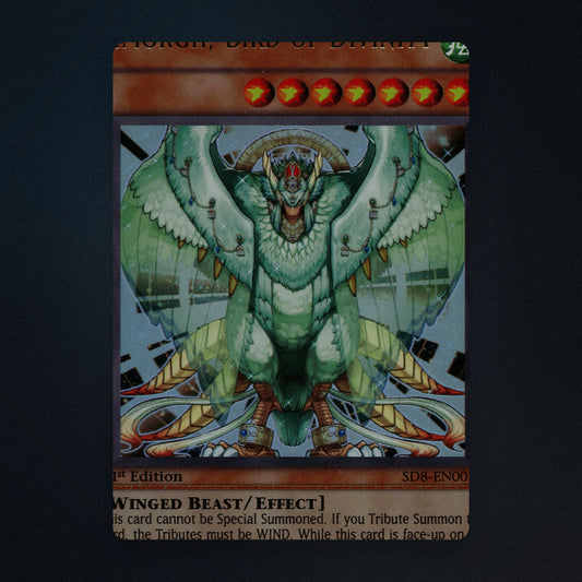 Simorgh, Bird of Divinity Yu-Gi-Oh TCG Simorgh, Bird of Divinity 1st Edition front