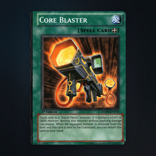 Core Blaster Yu-Gi-Oh TCG Core Blaster 1st Edition 59385322 Moderately Played front