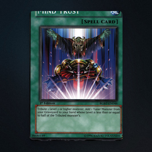 Mind Trust Yu-Gi-Oh TCG Mind Trust 1st Edition 38680149 Moderately Played front