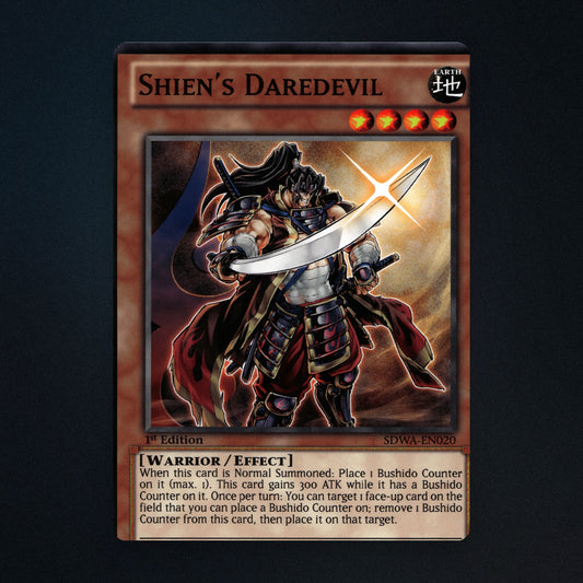 Shien's Daredevil Yu-Gi-Oh TCG Shien's Daredevil 1st Edition 98162021 Lightly front